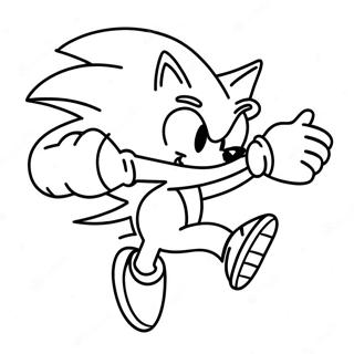 Sonic Der Igel Rennt Schnell Ausmalbild 3991-3229