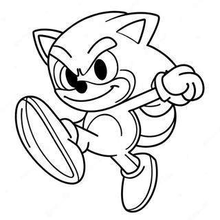 Sonic Der Igel Rennt Schnell Ausmalbild 3991-3230