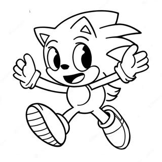 Sonic Der Igel Rennt Schnell Ausmalbild 3991-3231