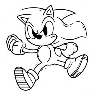 Sonic Der Igel Rennt Schnell Ausmalbild 3991-3232