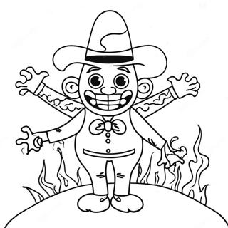 Zozobra Ausmalbild 40057-33221