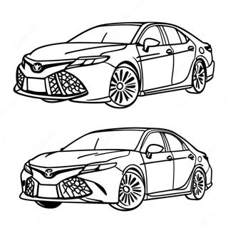 Toyota Camry Ausmalbilder