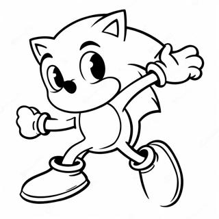 Sonic Der Igel In Aktion Ausmalbild 40198-33335