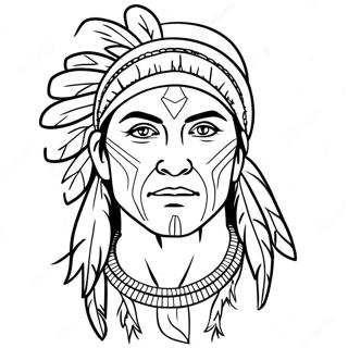 Ausmalbild Der Cherokee 40237-33365