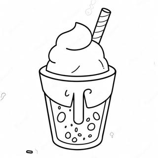 Leckeres Dairy Queen Sundae Ausmalbild 40308-33427