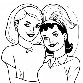 Betty Und Veronica Ausmalbilder