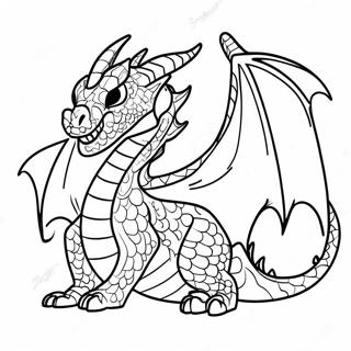 Fantasy Drache Dnd Ausmalbild 4041-3263