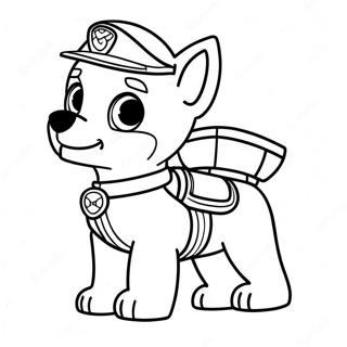 Paw Patrol Zuma Ausmalbild 40437-33519