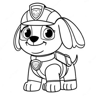 Paw Patrol Zuma Ausmalbild 40437-33520