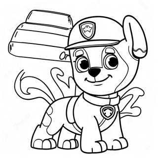 Abenteuerlicher Zuma Paw Patrol Ausmalbild 40438-33522