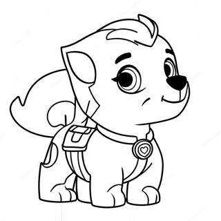 Abenteuerlicher Zuma Paw Patrol Ausmalbild 40438-33523