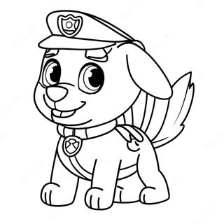 Abenteuerlicher Zuma Paw Patrol Ausmalbild 40438-33524