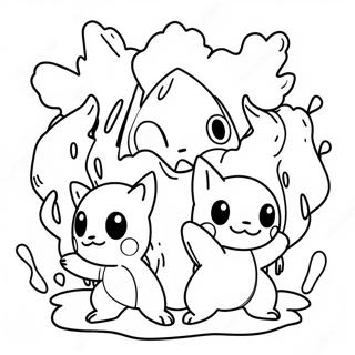 Feuer Und Wasser Fusion Pokemon Ausmalbild 40548-33607