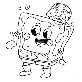 Hoher Spongebob Ausmalbild 40627-33660