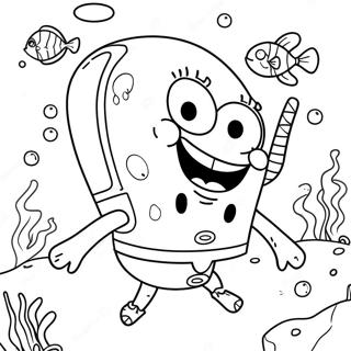 Spongebob Schwammkopf Unterwasserabenteuer Ausmalbild 40628-33671