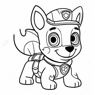 Paw Patrol Tracker Ausmalbild 40748-33756