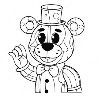 Funtime Freddy Ausmalbild 40848-33841