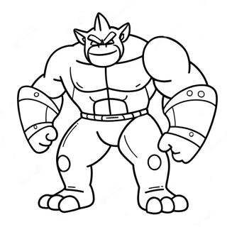 Machamp Ausmalbild 40868-33840