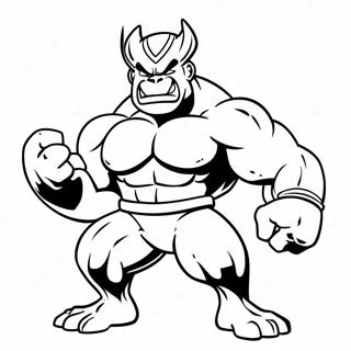 Machamp Ausmalbilder