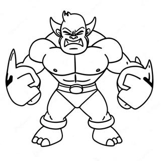 Machamp Mit Flexenden Muskeln Ausmalbild 40869-33835