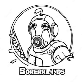 Borderlands Logo Ausmalbild 40878-33855