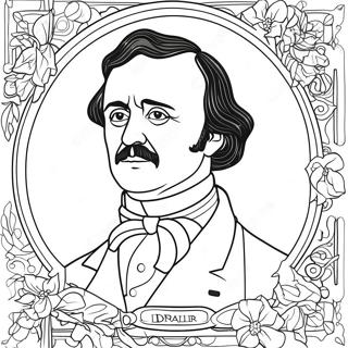 Edgar Allan Poe Ausmalbild 40948-33897