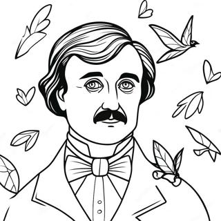 Edgar Allan Poe Ausmalbild 40948-33898