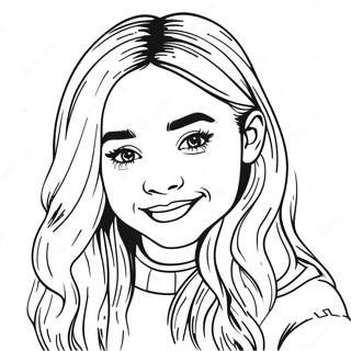 Sabrina Carpenter Ausmalbild 40958-33918