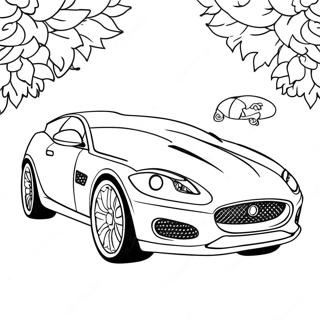 Jaguar Auto Ausmalbilder