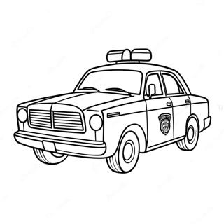 Polizeiauto Ausmalbild 411-327