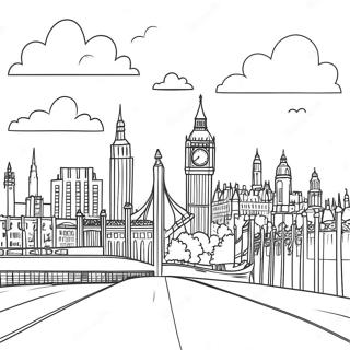 London Skyline Ausmalbild 41278-34277