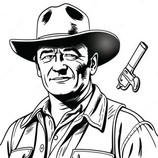 John Wayne Ausmalbild 41288-34274