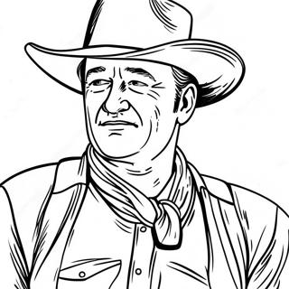 John Wayne Ausmalbild 41288-34275