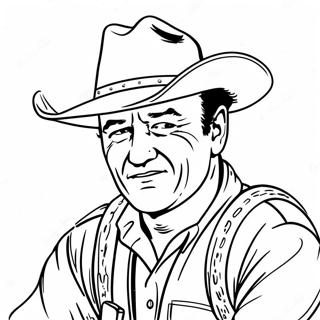 John Wayne Ausmalbild 41288-34276