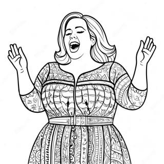 Adele Ausmalbilder