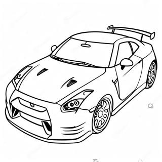 Ausmalbild Gtr R35 41489-34432