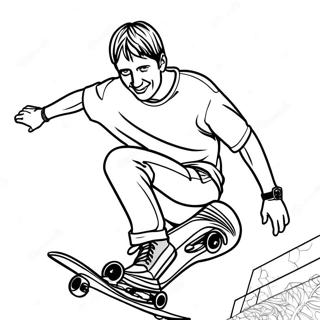 Tony Hawk Ausmalbild 41699-34616