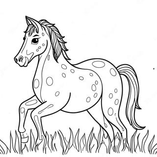 Appaloosa Pferd Ausmalbild 41709-34602