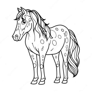 Appaloosa Pferd Ausmalbild 41709-34603