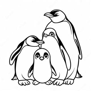 Hubsche Pinguinfamilie Ausmalbild 41730-34625