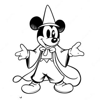 Zauberer Mickey Ausmalbilder