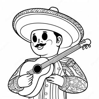 Mariachi Ausmalbild 42170-34971