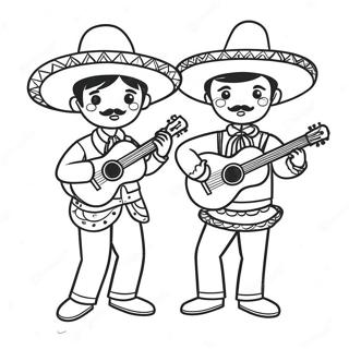 Mariachi Ausmalbilder