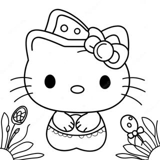 Hello Kitty Ostern Ausmalbild 42260-35037