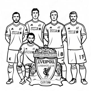 Ausmalbild Der Spieler Des Liverpool Football Club 42371-35133