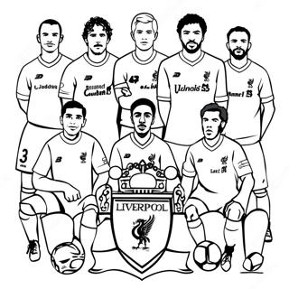 Ausmalbild Der Spieler Des Liverpool Football Club 42371-35317