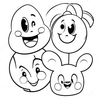 Disney Emoji Ausmalbild 42380-35315