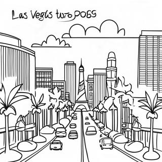 Las Vegas Strip Ausmalbild 42421-35172