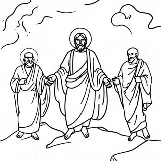 Transfiguration Ausmalbild 42771-35627