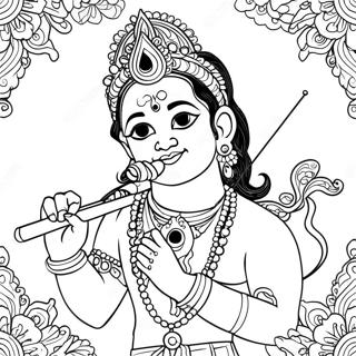 Krishna Ausmalbilder